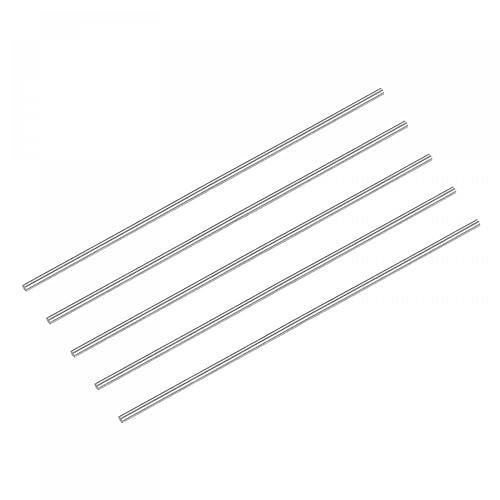 Miniatura 15 de uxcell Varilla de acero redonda, 0.035 in HSS 63-65 HRC Torno Bar Herramienta de 2.362 in de largo para eje de engranaje de taladro, tornos