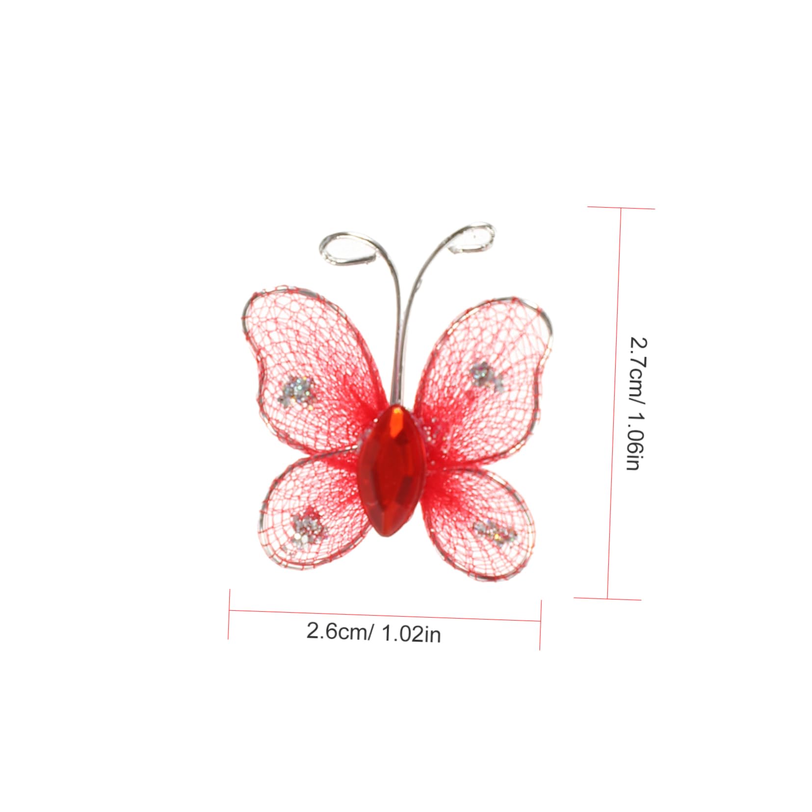 SHINEOFI 5 Set Decorazioni A Farfalla Simulate Per Compleanno Farfalle Decorazioni D'arte Da Parete Arredamento Della Stanza Delle Ragazze Decorazione Mestiere Serigrafia 50 Pezzi*5