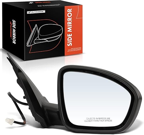 A-Premium Espejo eléctrico para puerta del lado del pasajero compatible con Nissan Altima 2019 2020 2021 2022 2023  Espejo retrovisor exterior