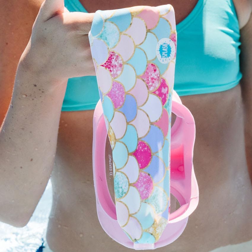 Miniatura 3 de Splash Place Máscara de natación para adultos con correa de tela  Gafas de natación para adultos con cubierta para la nariz, hipoalergénicas, no más