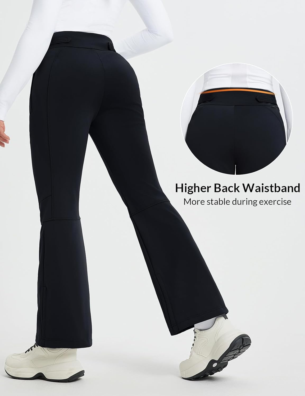 BALEAF Women's Snow Pants Insulated Waterproof Slim Ski Pants Snowboard Winter Cold Weather Gear - Image 6