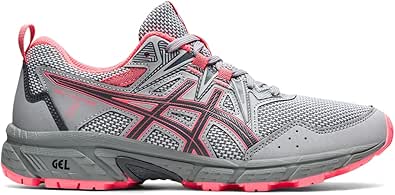 asics(アシックス) Women's Gel-Venture 8 Running Shoes, 10, Piedmont Grey/Blazing Coral