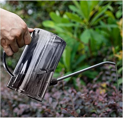 Miniatura 6 de CLICIC Regadera con boquilla larga, regadera pequeña de 1 litro para plantas de interior, flores de jardín, plantas de riego al aire libre, 33.82