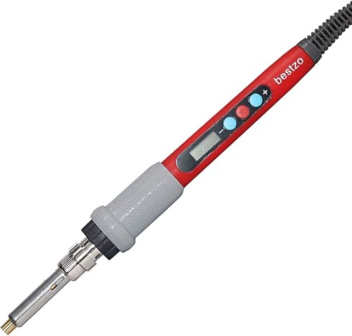 Vista 22 de BESTZO Kit de herramientas de combustión de leña LCD con soldador, kit de herramientas de pirografía con grabado en relieve, tallado, punta de Negro