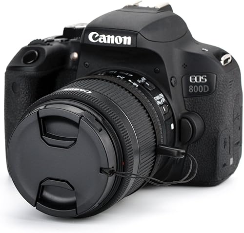 Miniatura 4 de Paquete de 2 tapas de lente frontal de 2.283 in con tapa para Canon EOS Rebel T7 T6 T5 T100 4000D 2000D SL3 SL2 SL1 T8i T7i T6s T6i T5i T4i T3i T2i