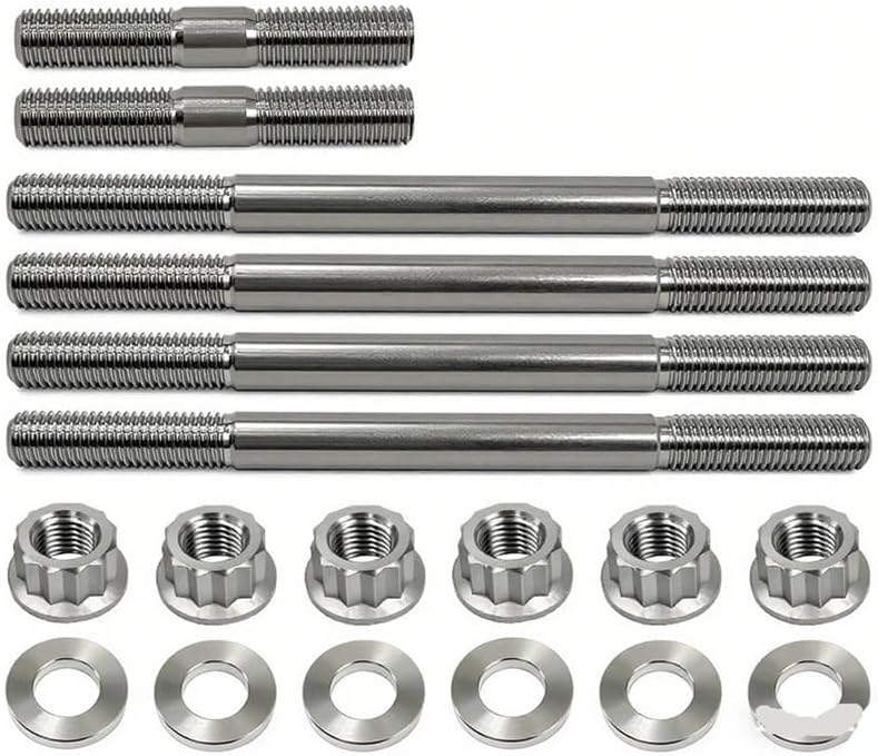 Titanium Head Stud Nut Washer Kit For 660 80-82600 90109-09002-00 90109-09003-00 90119-10023-00