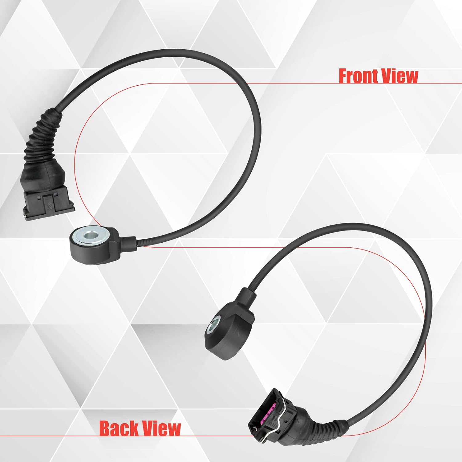 12141738667 Ignition Knock Detonation Sensor Compatible with 325i 325is 1992-1995 525i 1991-1995 525iT 1993 M3 1994-1995