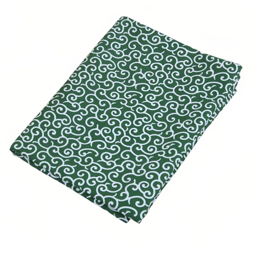 【Tanoreshiki】Arabesque Pattern Furoshiki Large 90cm Arabesque, Thief Pattern, Auspicious Motif, Lucky One-Sho Mochi, One-Year-Old, Gift Wrapping, Chiffon, 24 Width Arabesque Furoshiki, Eco Bag, Green 