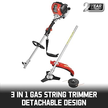 Amazon.com : PowerSmart Gas Weed Wacker 25.4cc, 2-in-1