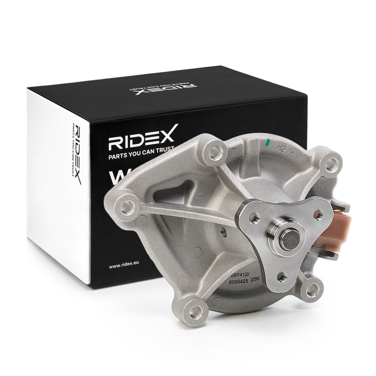 RIDEX 1260W0129 Pompe à eau mécanique avec bague d'étanchéité avec flasque/bride/rebord Compatible avec BMW 1 5 portes F20