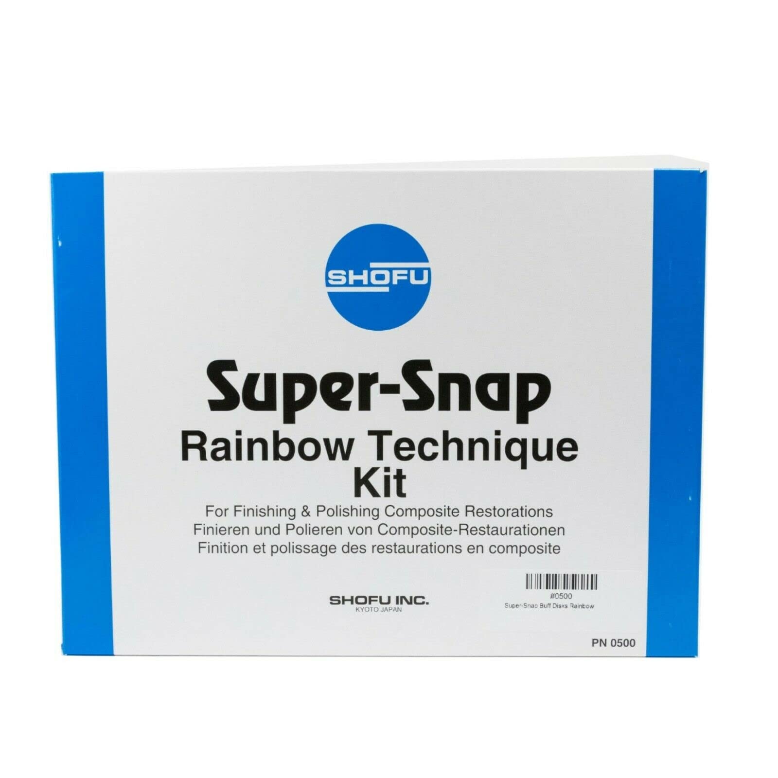 House Brand Shofu Super-Snap Rainbow Technique Ki Composite Restoration Finishing & Polishing