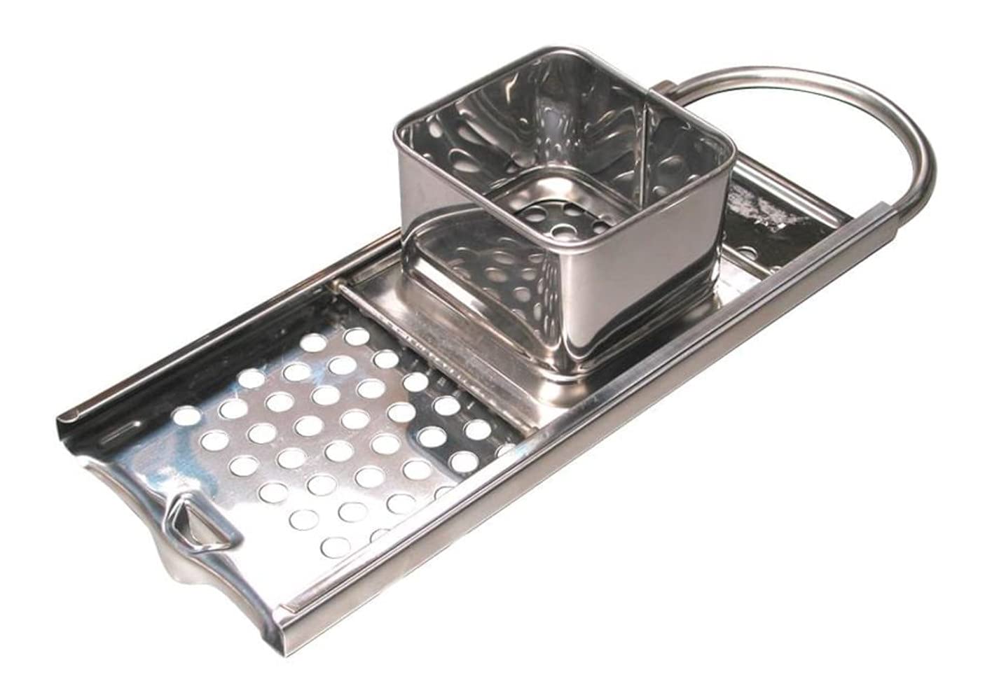 Riess Kelomat, 2440-147, râpe à spaetzle, presse/purée, Niro, longueur 8 cm, largeur 11 cm, hauteur 37,5 cm, poids 0,365 kg, inoxydable, NIRO