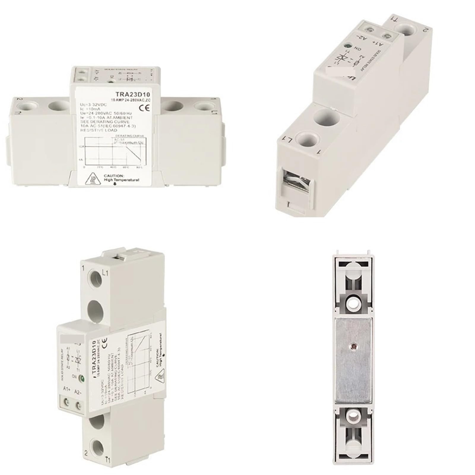 Relais statique DC AC intelligent ultra compact 25A à commutation silencieuse