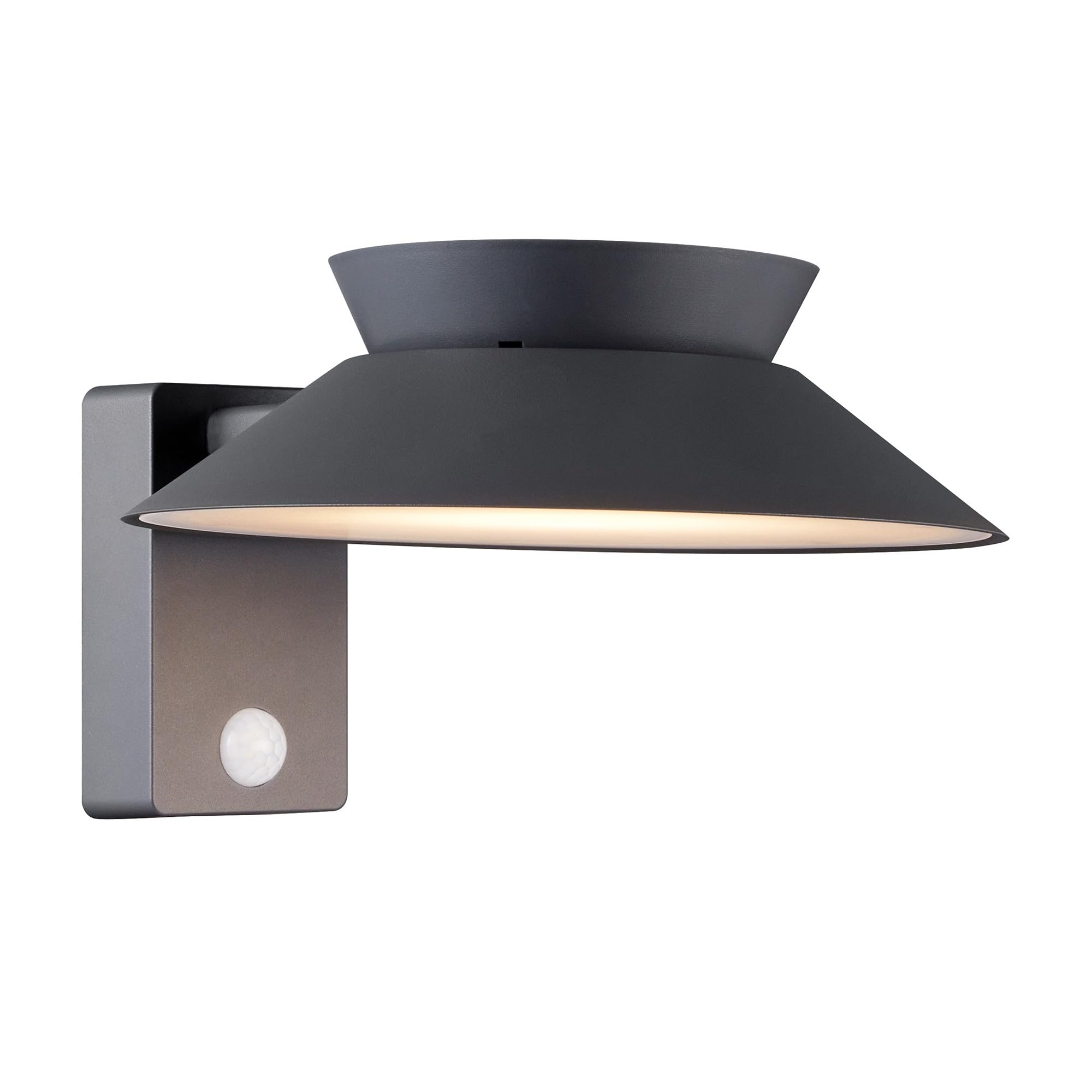 Outdoor Light Grey Justina LED Solar Wall IP44 PIR Anthracite Nordlux 2418071050