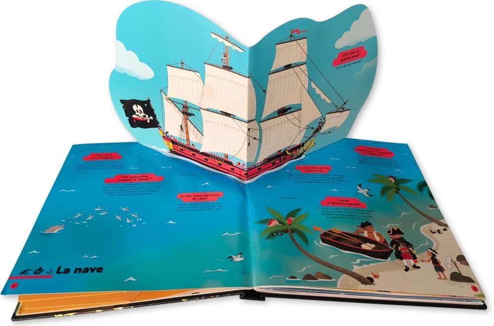 Il libro pop-up dei pirati. Ediz. a colori