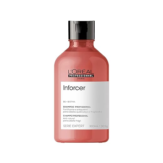 L'Oréal Professionnel Serie Expert Inforcer, Shampoo Fortificante Anti-Quebra, com Biotina e Vitamina B6 para Tratamento de Cabelos Fracos e Quebradiços, 300ml