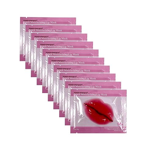Miniatura 10 de Jakuva 30 máscaras de labios hidratantes de cristal de colágeno de oro de 24 quilates, almohadillas de labios de gel, bálsamo labial, máscaras