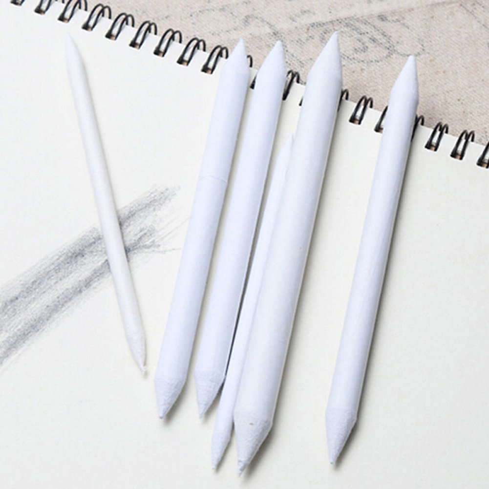 Amrka 6Pcs/Set Blending Smudge Tortillon Stump Sketch Erasable Pens Art Drawing Tool Pastel, 6 Sizes - Image 5