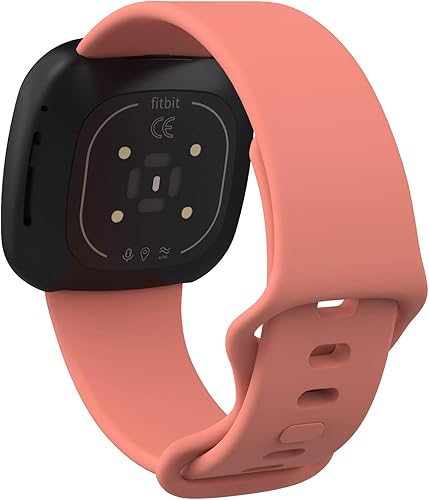 Miniatura 4 de honecumi Compatible con correas de reloj Fitbit Versa 4 para mujer, correas para Fitbit Versa 3, Fitbit Sense/Fitbit Sense 2, correa de repuesto