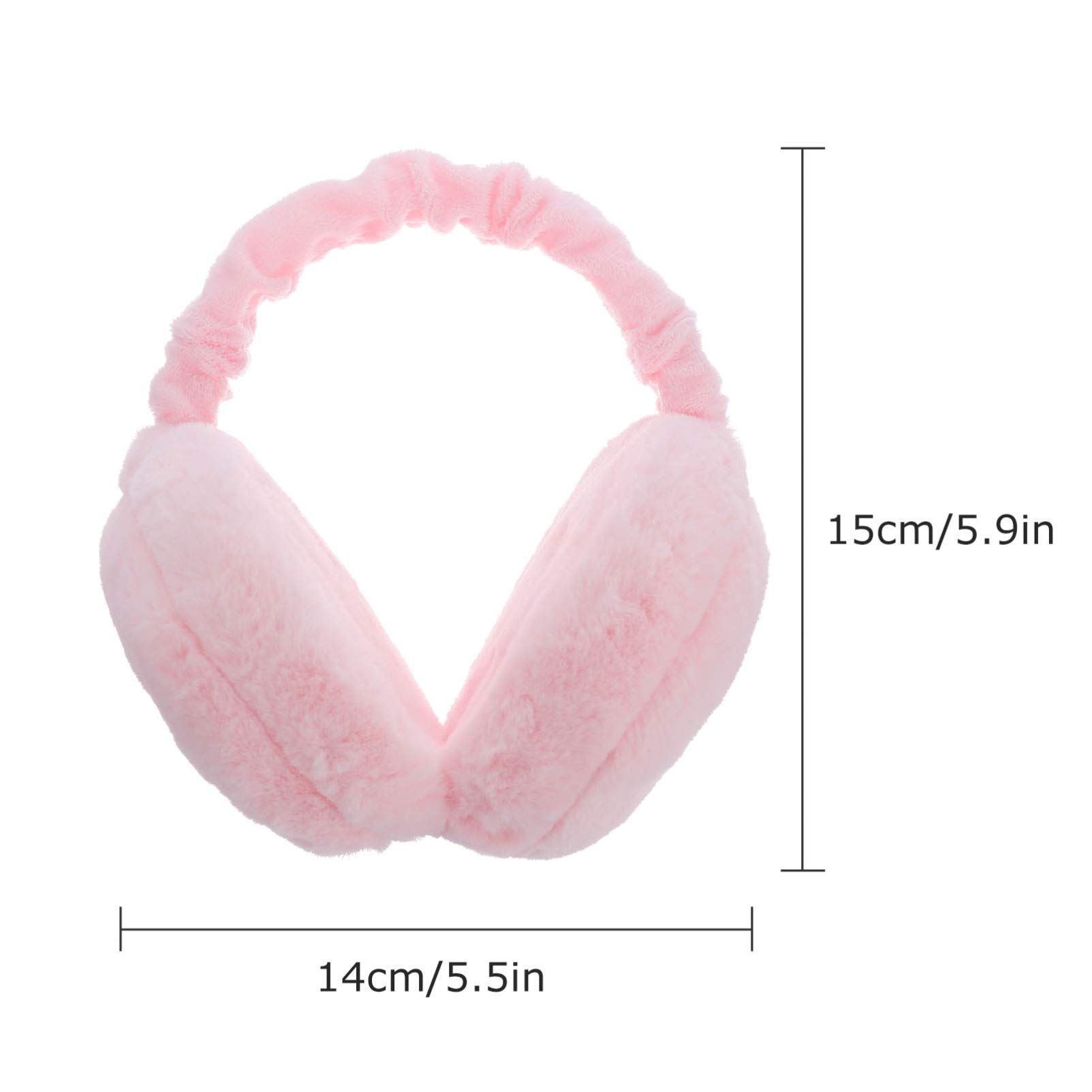 Ipetboom 1Pc Fashionable Winter Earmuff for Soft Plush Ear Warmers Stylish Ear Covers for Women for Outdoor Activities and Cold Weather Creative present Idea