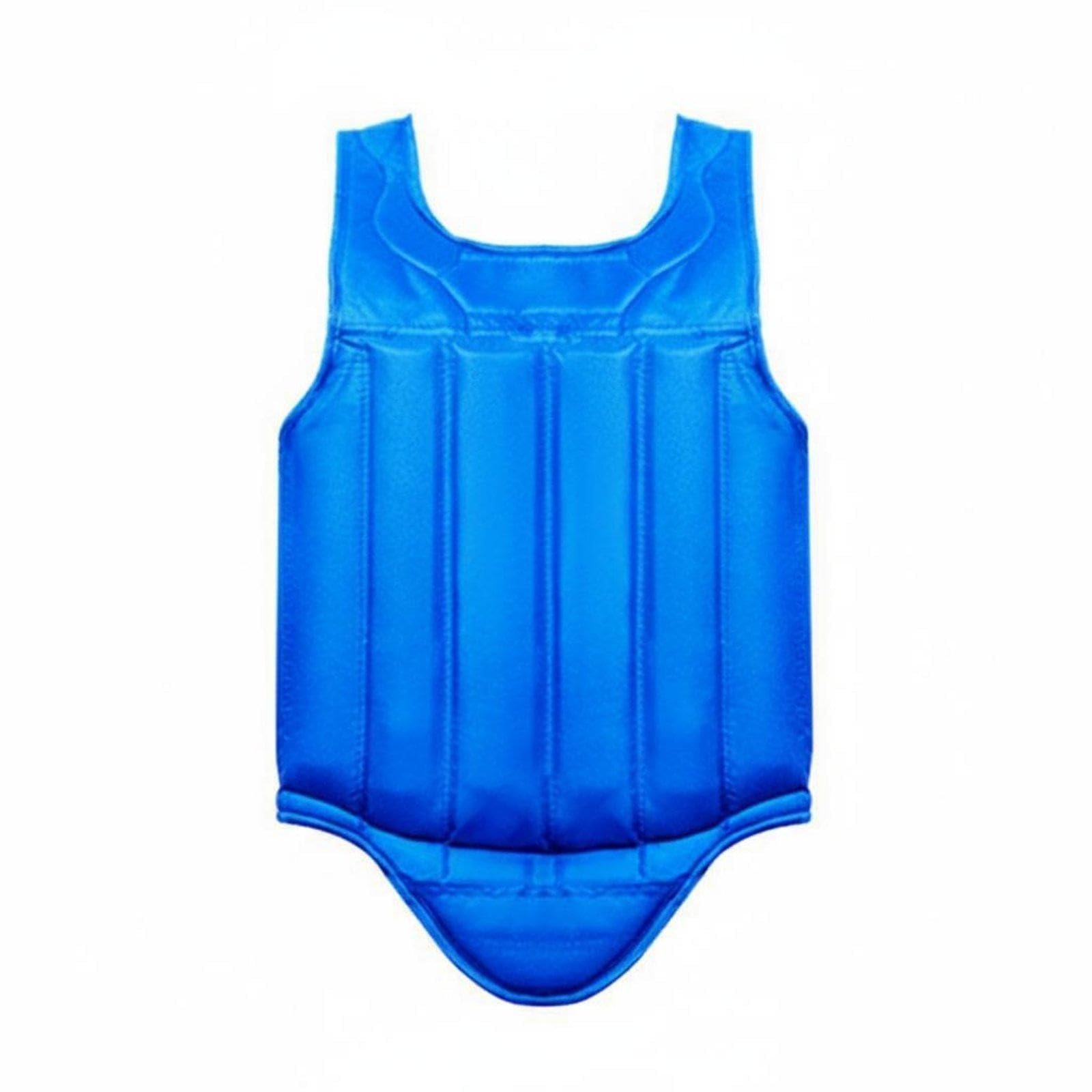 Bamboo Board Sturdy Oxford Cloth Muay Thai Comprehensive Protection Muay Thai Training Vest for Fighters, Athletes, Gym, Dojo Blue S-image-37