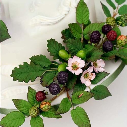 Molde de silicona para hojas de rosa, moldes de fondant, herramientas de decoración de pasteles, Sugarcraft, resina, caramelo, arcilla, chocolate,