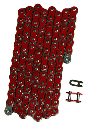 FS-520-NZR-84, Red 520x84 Drive Chain for Suzuki QuadRunner 160 2x4 fits 1989-2004 Models