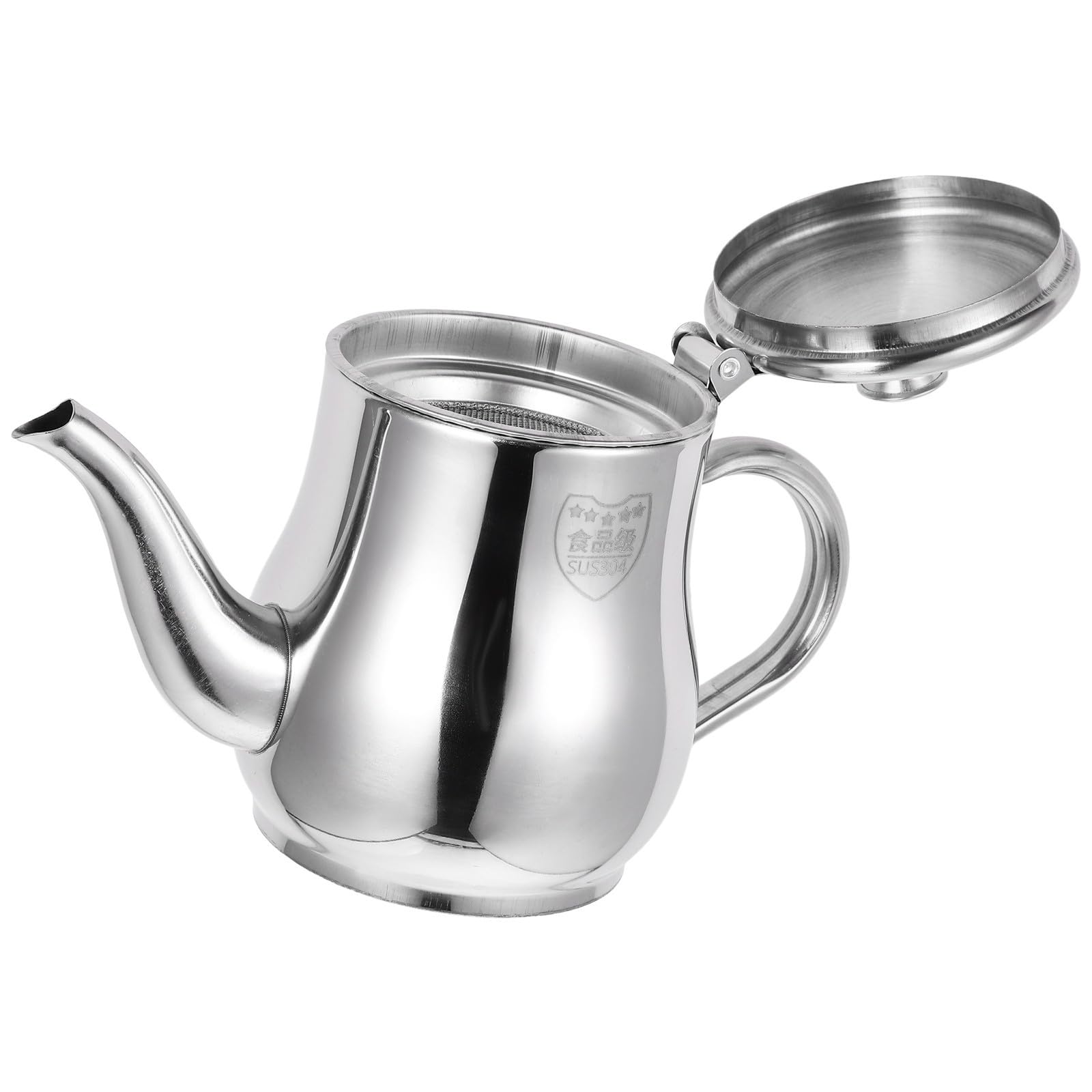 Hemobllo Colador para Cantidad la Sopa Aceite Controlar y Filtrar Recipiente en Acero Inoxidable de 13oz Filtración Cocina