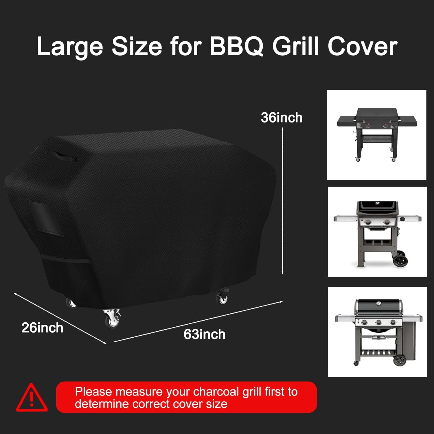 Outdoor Waterproof Grill Cover, Griddle Cover for Blackstone 30" Culinary Omnivore Griddle Model 1901 1934 2092 2163, for Propane Griddle/BBQ Grill Cover