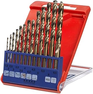 kwb - Juego de 13 brocas cobalto HSS-CO