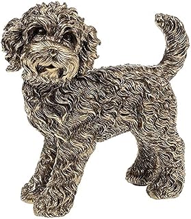 The Present Shop Joe Davies Bronze Cockapoo Standing Large Dog Resin Figurine 311101