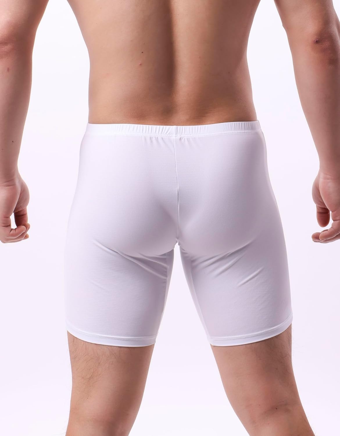 WINDAY Men's Breathable Underwear Ice Silk Soft Moisture Wicking Boxer Briefs - Image 5