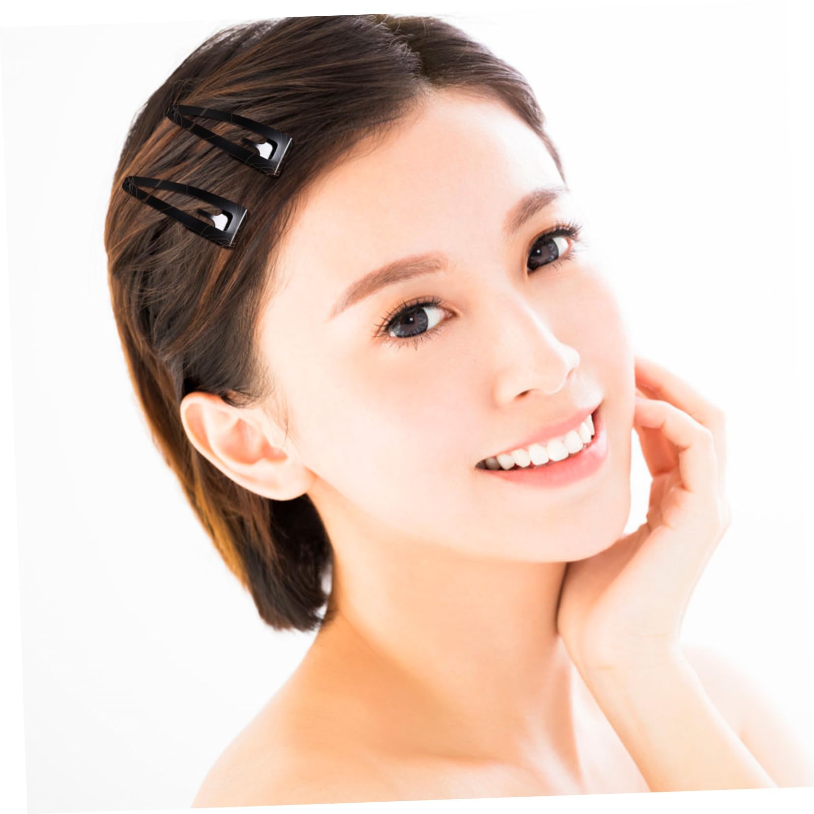 Haarspangen Haaraccessoires 40 Stück mit Schnappverschluss aus Metall Kreative und Elegante Kleine Haarclips Einfach zu Tragen für Frauen für Kurzes Haar