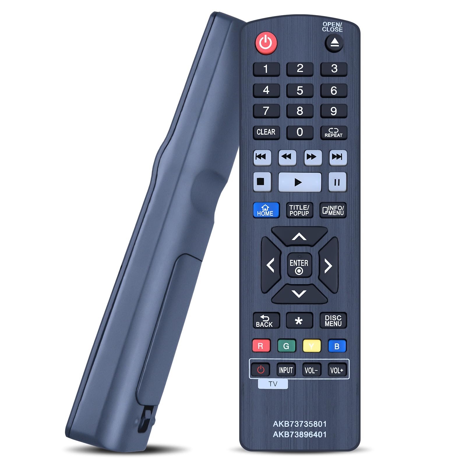 (未使用･未開封品)　Vinabty新しい交換リモートFits for LG TV Blu - ray DVDプレーヤーリモートakb72915206?akb72915238?akb72915252?akb72914201?akb72914207?akb7 df5ndr3 Amazon.com: AKB73735801 Replace Remote Control fit for LG