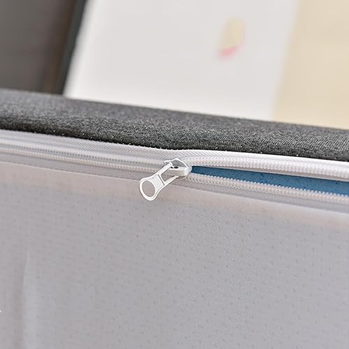 Miniatura 8 de Cubrecolchón de espuma viscoelástica de gel, protector de colchón refrescante, cubrecolchón de cama con infusión de gel con funda extraíble lavable,