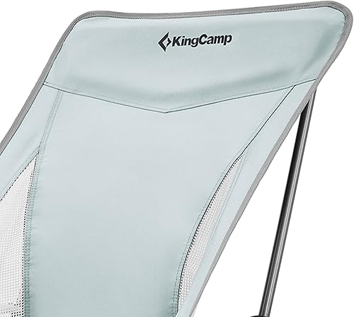 Miniatura 5 de KingCamp Silla plegable ligera acolchada con respaldo alto con portavasos, bolsillo lateral de almacenamiento y bolsa de transporte para interiores