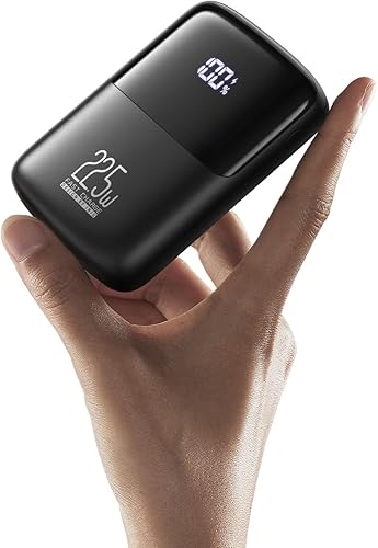 INIU Cargador portátil cables integrados y pantalla LED táctil de 10000 mAh batería de alta velocidad Tri-3A para iPhone 14 13 12 11 Pro X Samsung