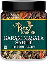 Pure Empire Garam Masala Sabut – Whole Spices Blend for Authentic Indian Flavors | Organic, No Preservatives | Anise, Bay, Cardamom, Cinnamon, Cumin, Ginger | Khada Masala for Cooking (100 Grams)