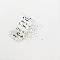 Vista 3 de 100 paquetes de lote de gel de sílice desecante deshumidificador de humedad que absorbe los bolsos