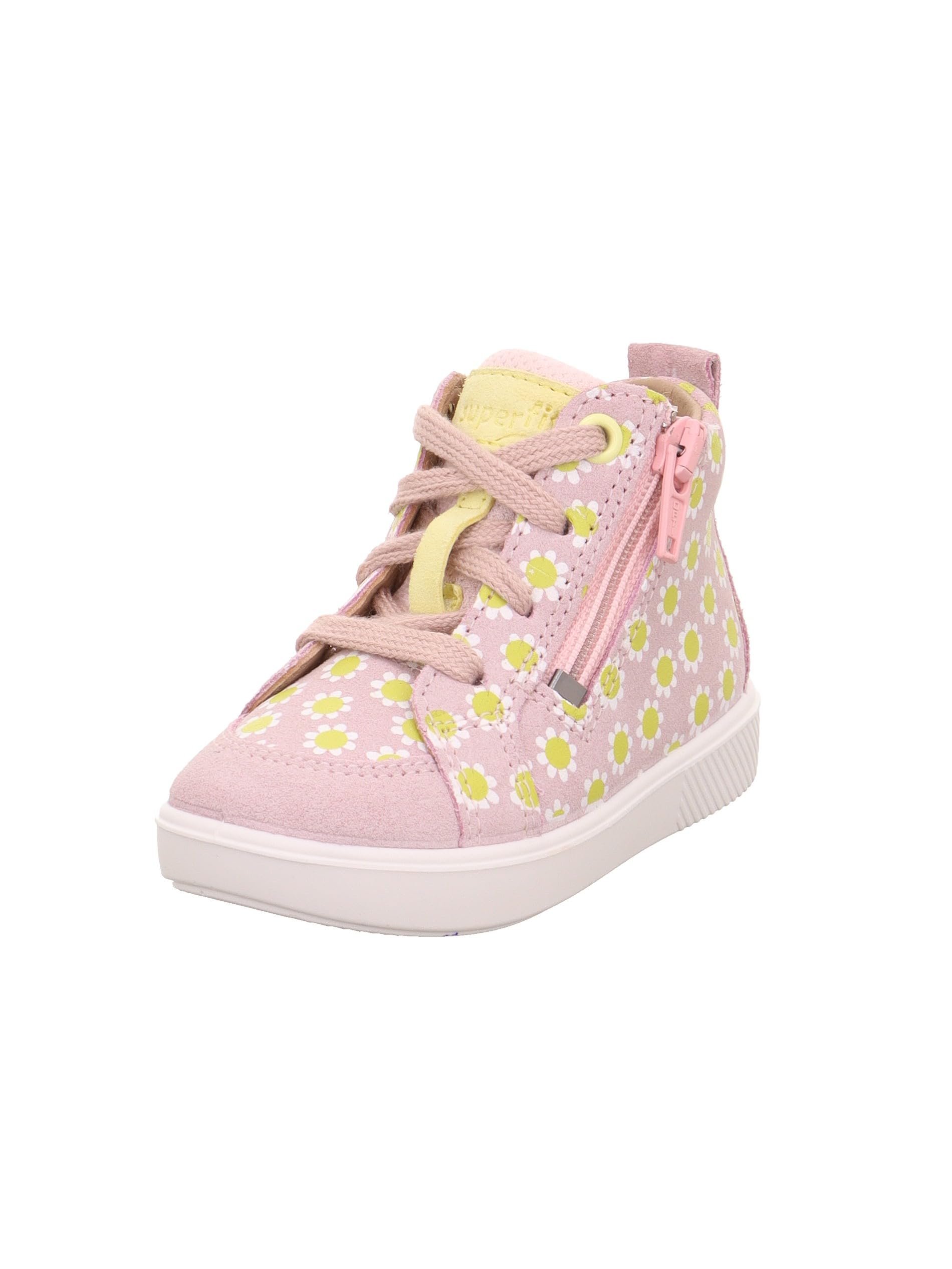 Superfit Supies Girls' First Walking Shoes, Pink Yellow 5510, 2.5 UK Child