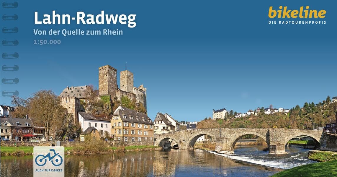 Lahn Radweg von der Quelle zum Rhein: Von der Quelle zum Rhein. 250 km, 1:50.000, GPS-Tracks Download, LiveUpdate, Übernachtungsverzeichnis (Radtourenbücher)