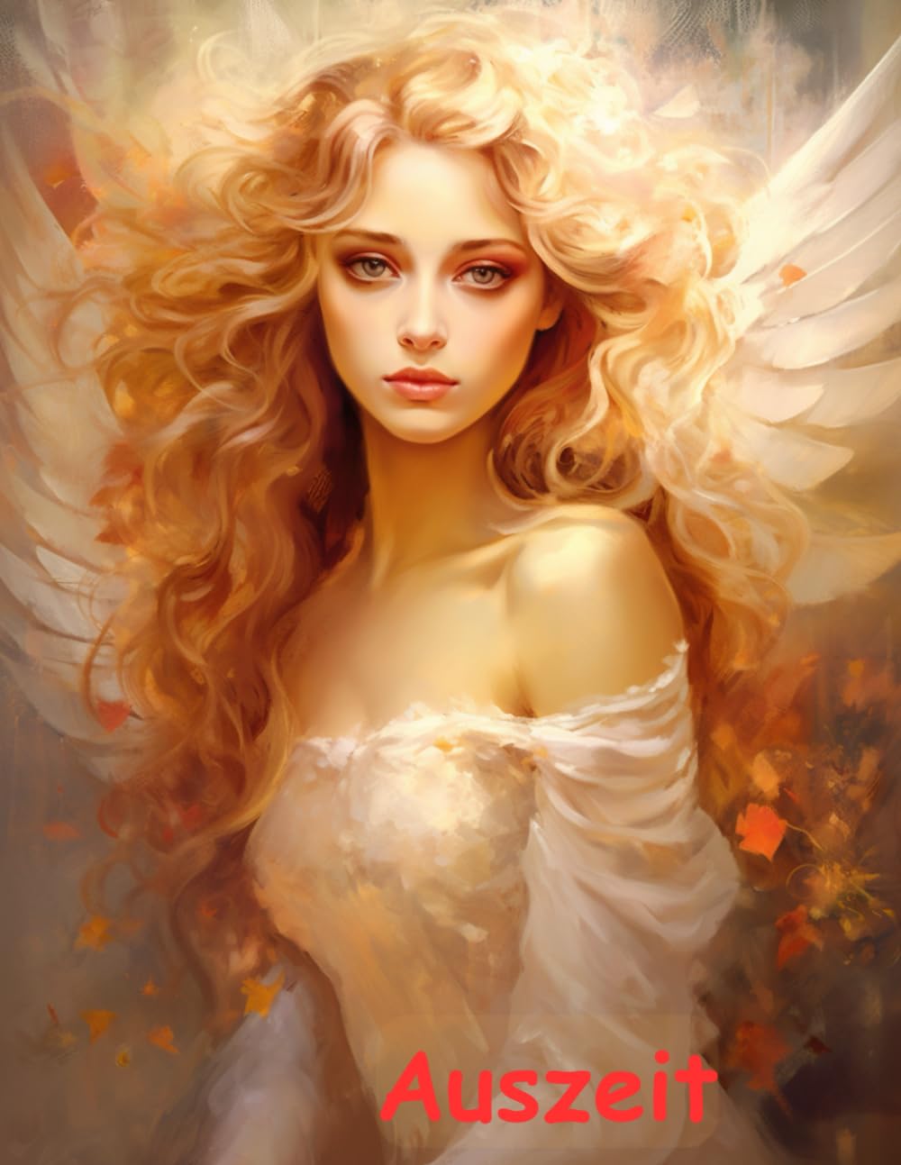 AUSZEIT Angel Woman Engel Coloring Pages -Malbuch für Erwachsene -Entspannung und Stressabbau -Ruhe und Gelassenheit: -ein magisches Ausmalbuch mit 50 ... dich -Anti-Stress -traumhafte Engel-Mädchen