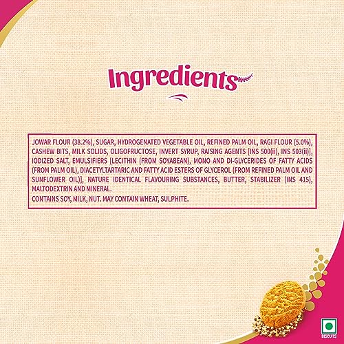 Image of Sunfeast Farmlite Super Millets Ragi & Jowar Cookies, 75g (Pack of 3)
