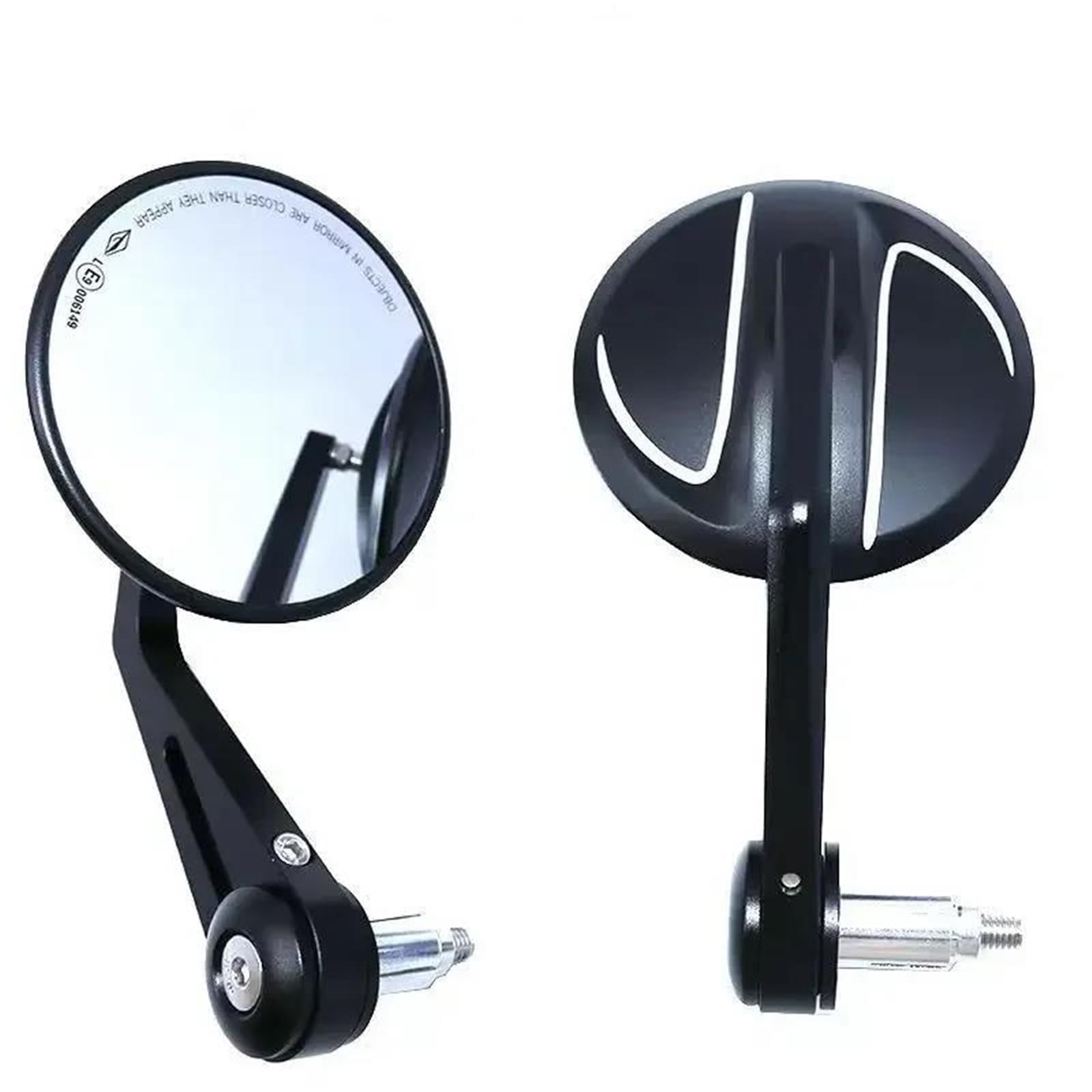 Espejos retrovisores redondos para manillar de moto Interceptor 650 y SV650X