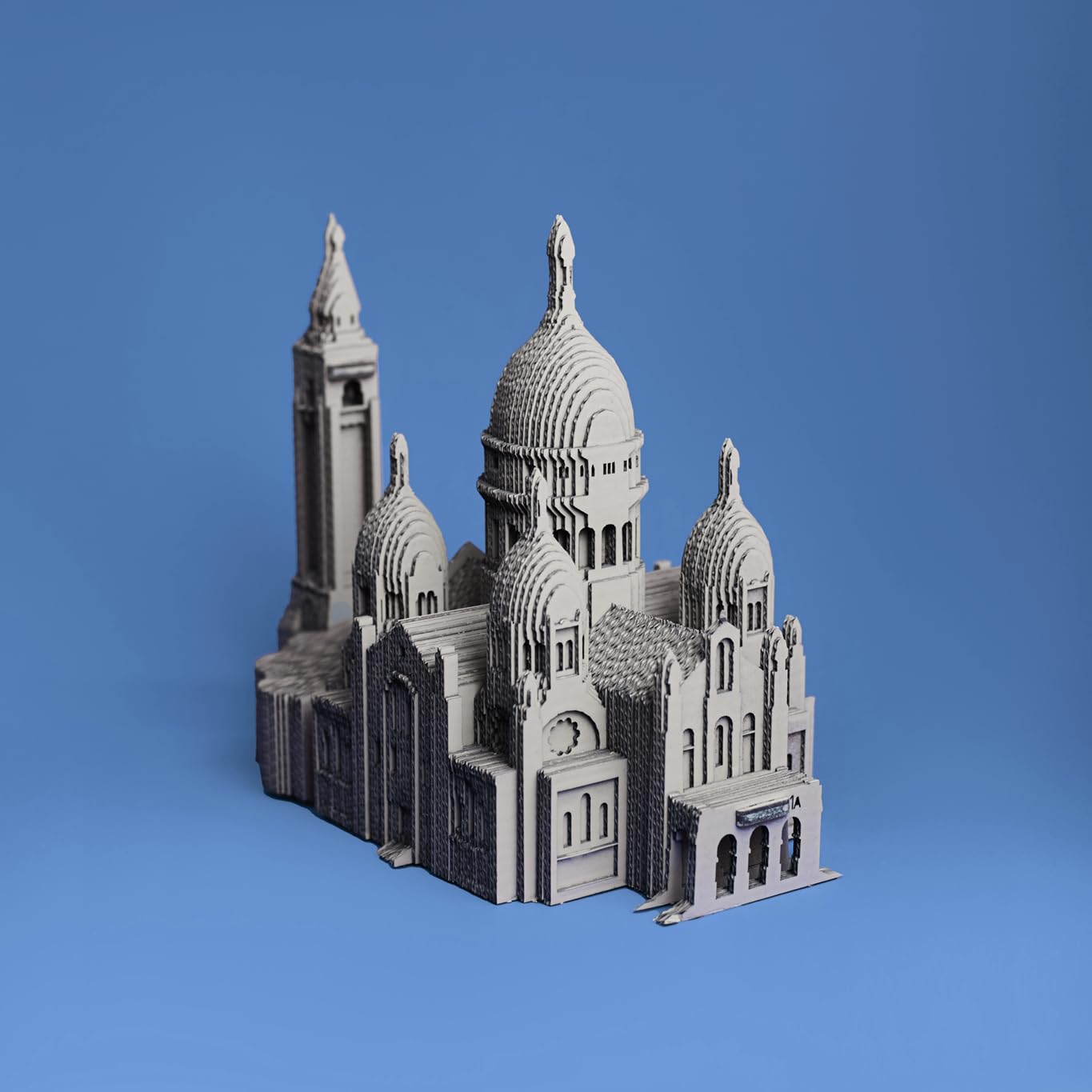 Basilica Sacré-Cœur Puzzle 3D in Cartone – Modellino da Costruire | 146 Pezzi, 22 × 17 × 12 cm – Kit Scultura Fai da Te da Dipingere, Materiali Riciclati, Ragazzi e Adulti, Idea Regalo