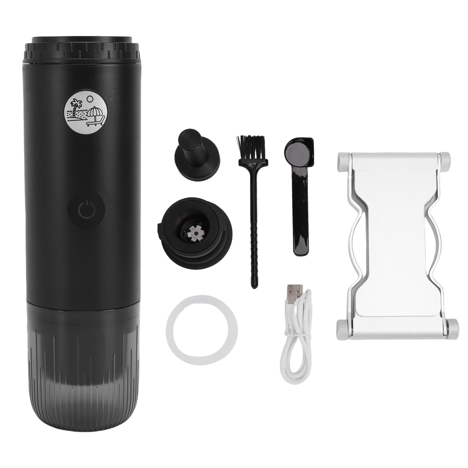 Portátil, Máquina de café USB Inalámbrica Compacta de 19bar para Aventuras Al Aire Libre, Batería de 7800mAh