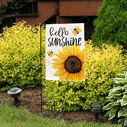 Joralion F0019-001 Hello Sunshine Garden Flag, Sunflower 12X18 Inch Double Sided Vertical Welcome Flags, Farmhouse Yard Outdoor Thanksgiving Decorations thumb #5