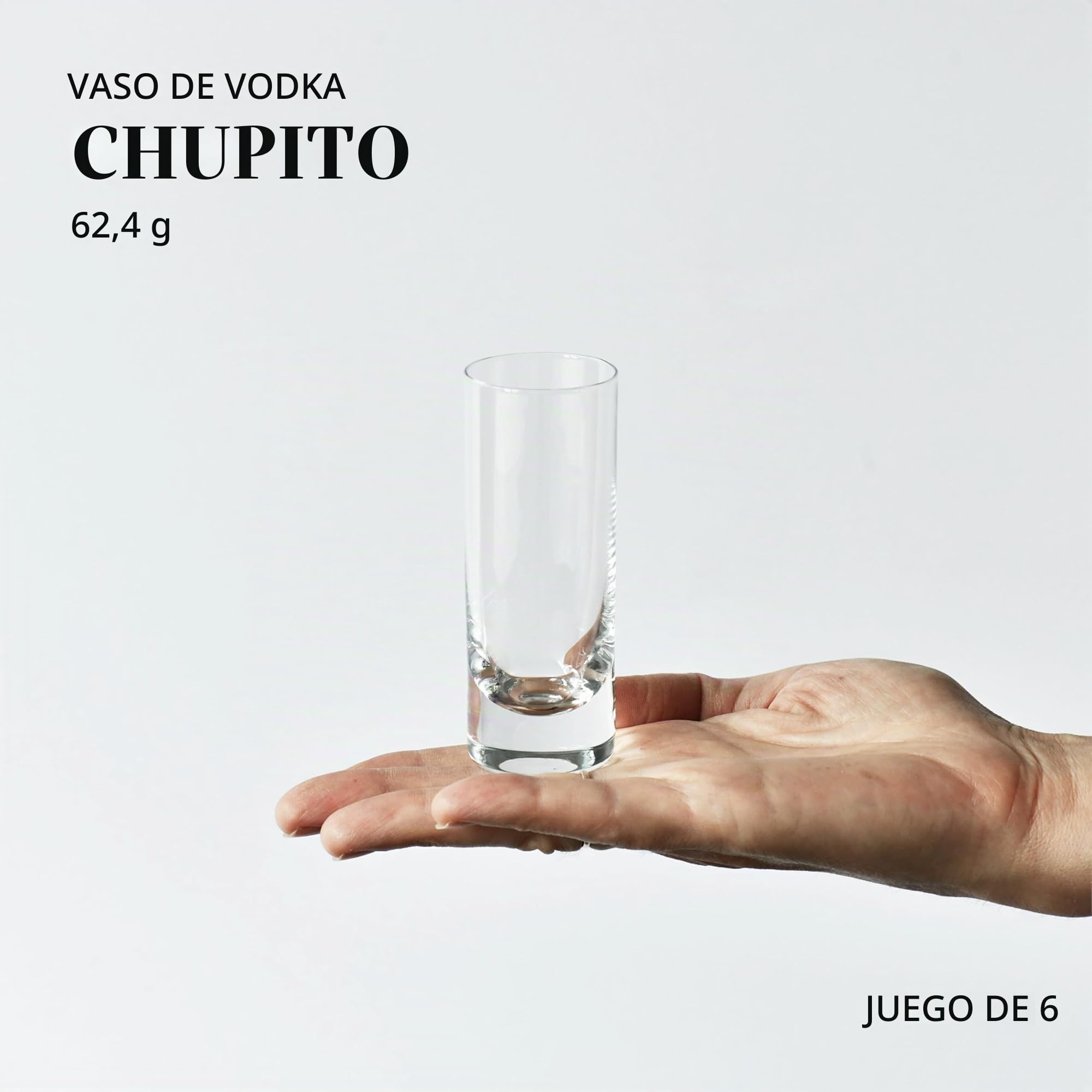 Krosno Vasos de chupito de vodka, copas de licor tequila | Juego de 6 | 90 ml | Ideales para el hogar, restaurantes y recepciones | Aptos para lavavajillas | Vodka, licor, licores, tequila, shooter, schnaps, cristal sin plomo, apto para lavavajillas, cris
