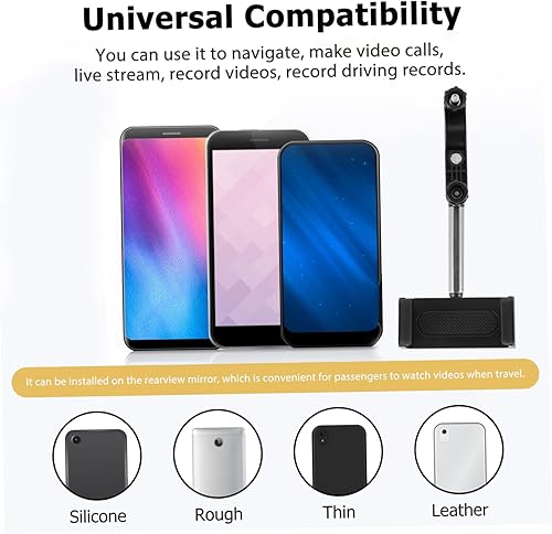 Miniatura 9 de IMIKEYA 6 Pcs Car Phone Holder Rear View Mirror Mount Car Holder for Mobile Phones Cell Phone Mount for Car Phone Holder Car Rear View Mirror Phone