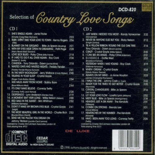 Country Love Songs